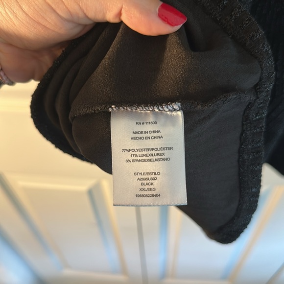 Lily Rose Black Wrap Dress size XXL - Picture 5 of 5